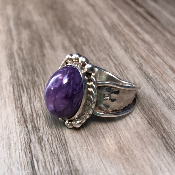 Sugilite Sterling Silver Ring 8 - Picture 8 of 11